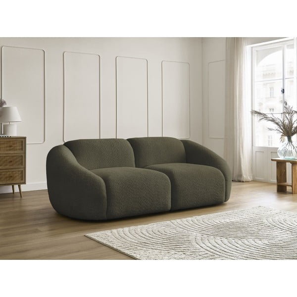 Iš boucle sofa žalios spalvos 230 cm Tina – Bobochic Paris-image-4