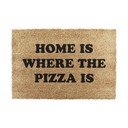 Iš kokoso pluošto grindų kilimėlis 40x60 cm Home Is Where the Pizza Is – Artsy Doormats
