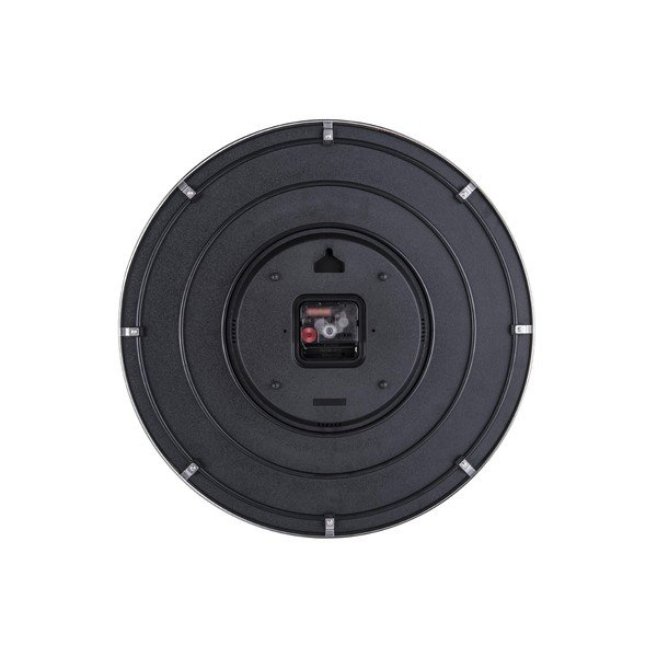 Pilko stiklo sieninis laikrodis Karlsson Leaf, ø 40 cm-image-2