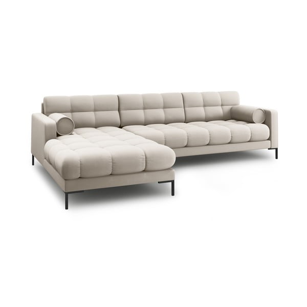 Kampinė sofa smėlio spalvos (su kairiuoju kampu) Bali – Cosmopolitan Design-image-4