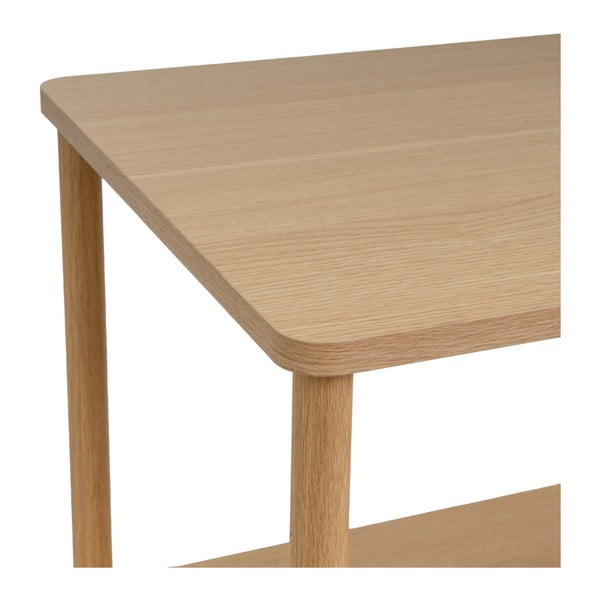 Natūralios spalvos kavos staliukas 40x80 cm Gaia – Casa Selección-image-1