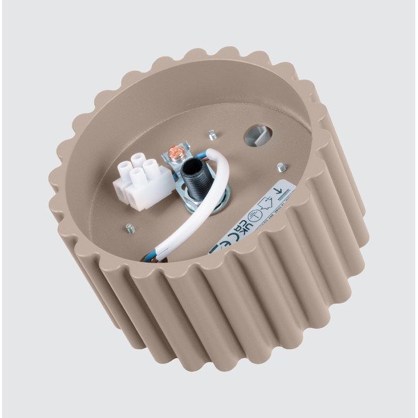 Taupe spalvos iš metalo taškinis šviestuvas ø 10 cm Zora – Sollux-image-4