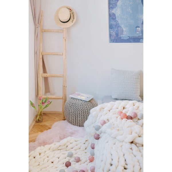 Balta LED lempučių girlianda LUKKA, 15 lempučių-image-1