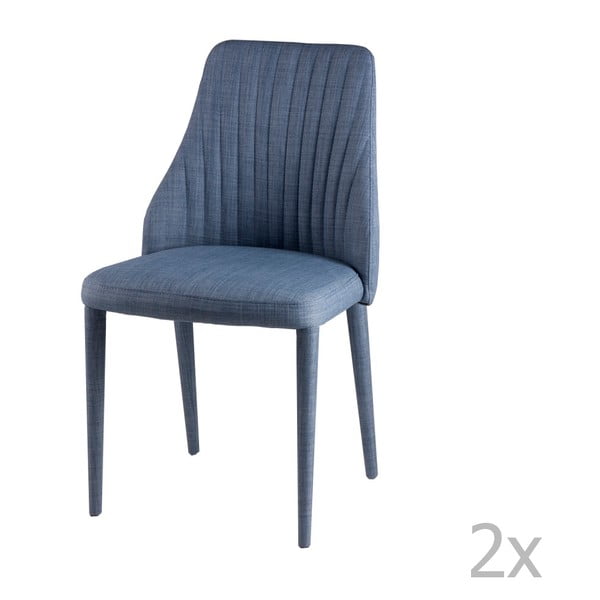 2 šviesiai mėlynų valgomojo kėdžių rinkinys sømcasa Dora