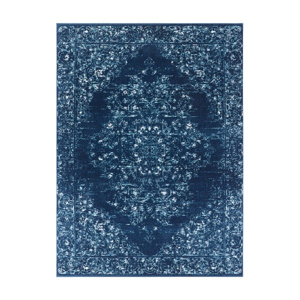 Tamsiai mėlynas kilimas Nouristan Pandeh, 80 x 150 cm