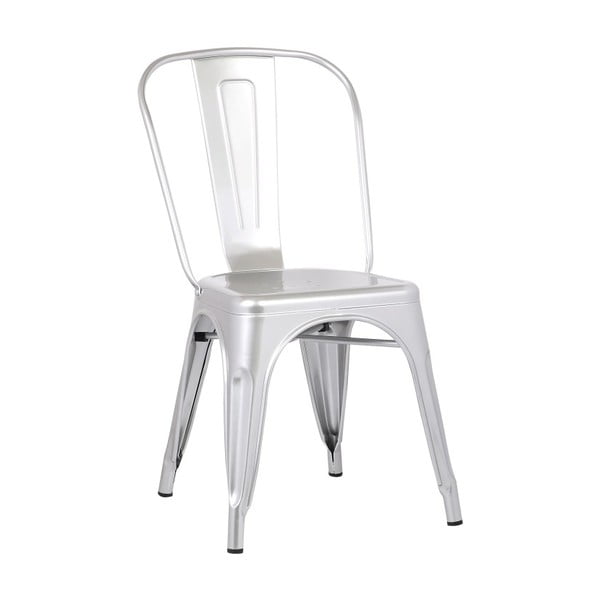 Sidabro spalvos kėdė "Leitmotiv Dazzle