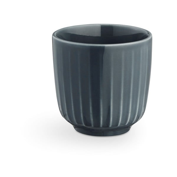Antracito spalvos porcelianinis espreso puodelis Kähler Design Hammershoi, 1 dl