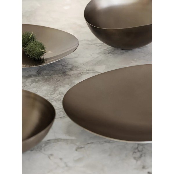 Iš nerūdijančio plieno dekoratyvinis padėklas 35x42 cm Ondea – Blomus-image-3