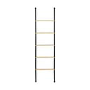 Juodos spalvos/natūralaus metalo dekoratyvinės kopėčios Bambusa - Wenko