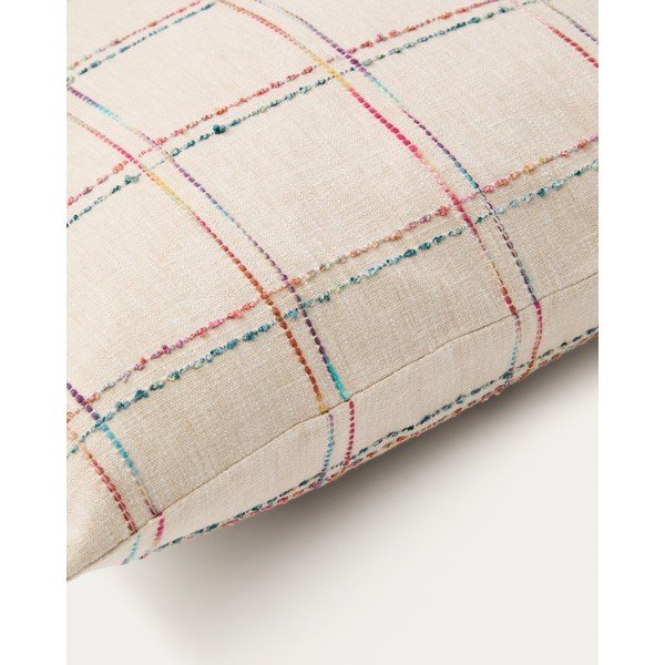Iš medvilnės mišinio dekoratyvinis pagalvės užvalkalas 45x45 cm Nety – Kave Home-image-3