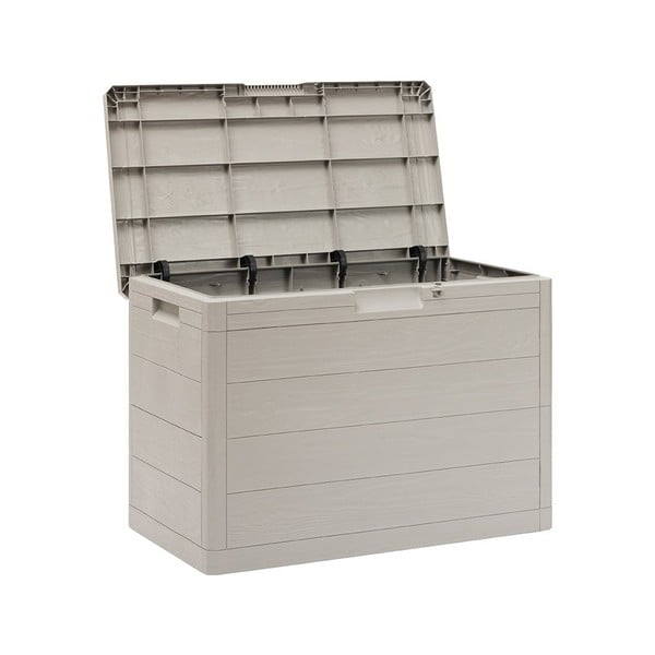 Šviesiai pilkos spalvos iš plastiko sodo daiktadėžė Woodys – Toomax-image-4