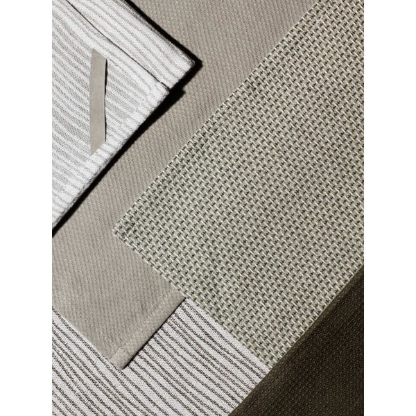 2 pilkų medvilnės ir lino mišinio šluosčių rinkinys Blomus, 50 x 70 cm-image-1