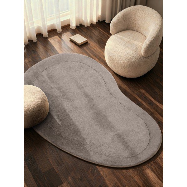 Rankų darbo pilkos spalvos kilimas iš vilnos mišinio 125x200 cm Kari Organic – Villeroy&Boch-image-1