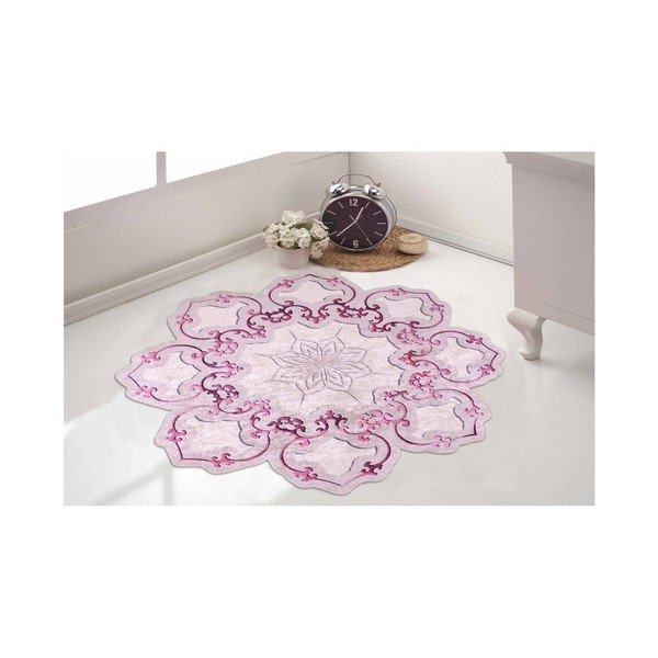 Rožinis kilimas Vitaus Camina Feo, ⌀ 80 cm-image-1