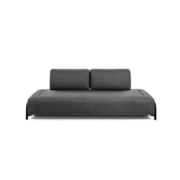 Tamsiai pilka sofa su porankiais Kave Home Compo-image-3