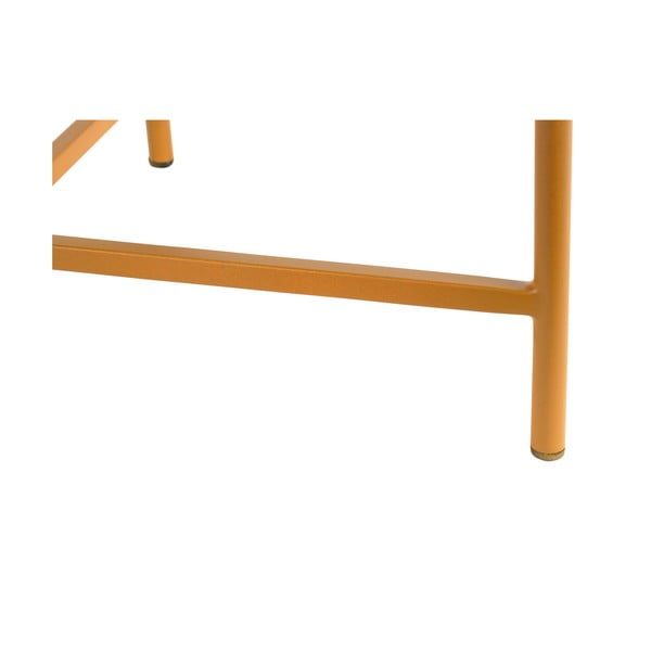 Ochros spalvos iš metalo apvalios formos kavos staliukas ø 50 cm Meseta  – Leitmotiv-image-2