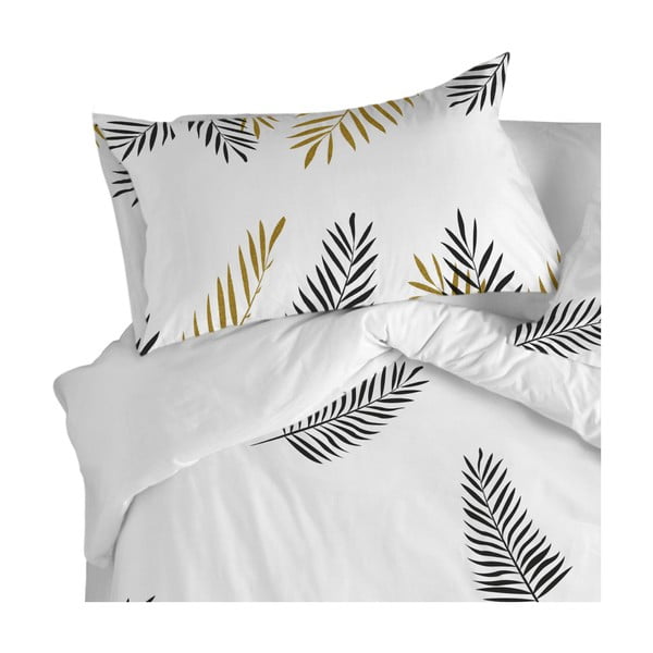 Iš medvilnės pagalvės užvalkalai 2 vnt. 50x75 cm Foliage – Blanc-image-1