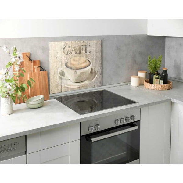 Stiklinis viryklės dangtis Wenko Café, 60 x 50 cm-image-1