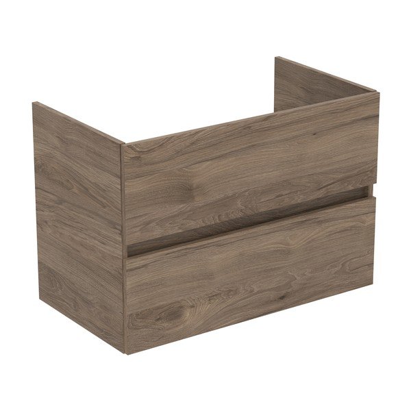 Pakabinama spintelė po kriaukle natūralios spalvos iš riešutmedžio 80x55 cm Eurovit+ – Ideal Standard-image-1