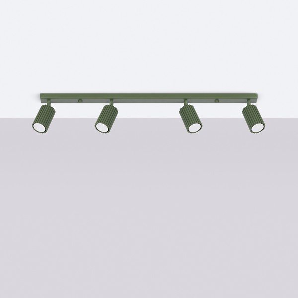 Žalios spalvos taškinis šviestuvas 6,5x81 cm Gleam – Sollux-image-4