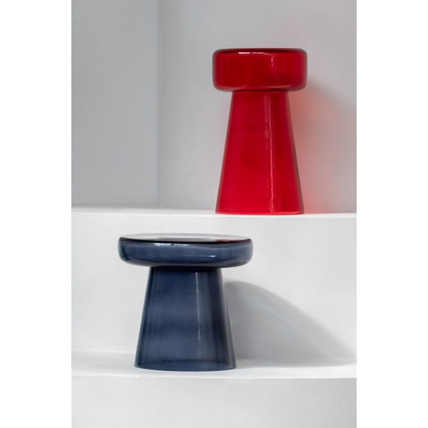 Iš stiklo apvalios formos šoninis stalas ø 41 cm Simpleza  – Leitmotiv-image-2