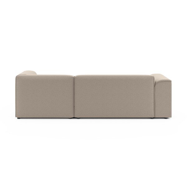 Šviesiai rudos spalvos kampinė sofa (su dešiniuoju kampu/su gultu) Merid  – Ropez-image-4