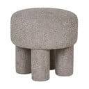 Iš boucle pufas šviesiai pilkos spalvos Perth – House Nordic