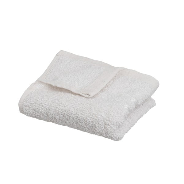 Baltos spalvos iš frote audinio iš medvilnės rankšluostis 30x50 cm Simple – Casa Selección