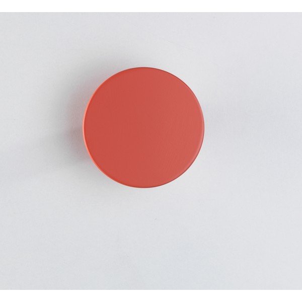 Koralų raudonos spalvos sieninis kabliukas Wenko Melle, ⌀ 6 cm-image-3