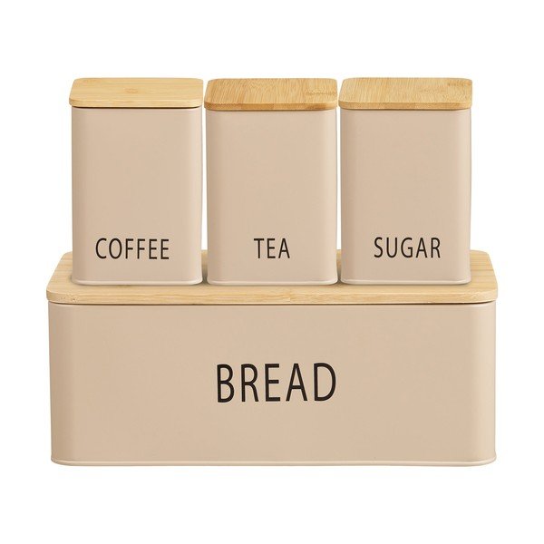 Iš metalo maisto laikymo indai 4 vnt. Tula – House Nordic