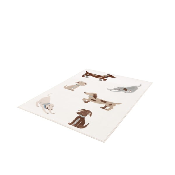 Dramblio kaulo spalvos vaikiškas kilimas 120x170 cm Dogsie Pearl – FD-image-4