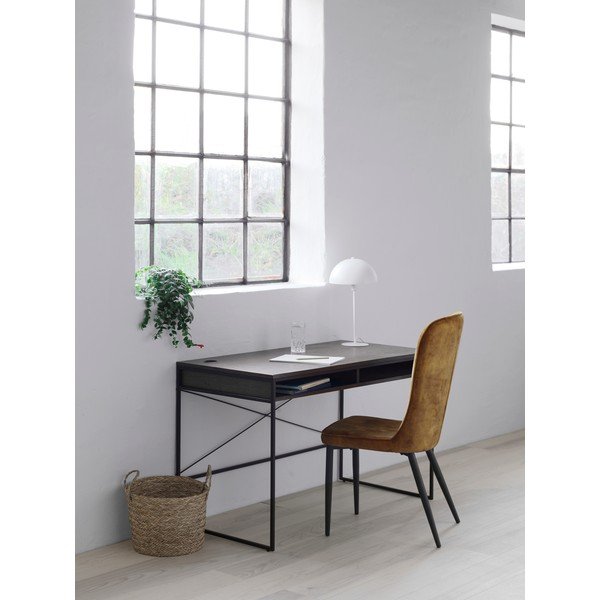 Geltona valgomojo kėdė Unique Furniture Hudson-image-1