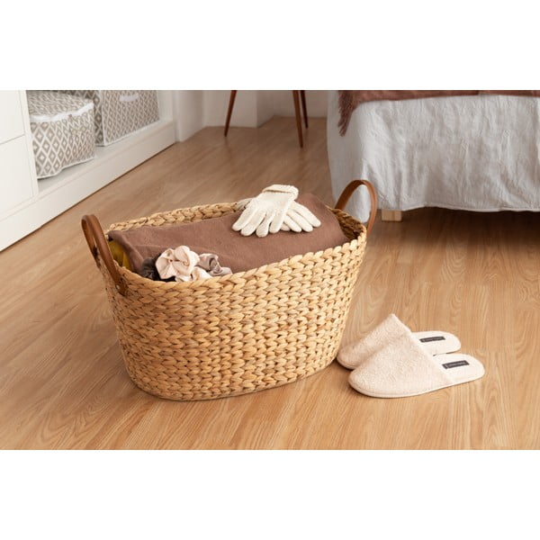 Skalbinių krepšys iš jūržolės natūralios spalvos 100 l Belize – Compactor-image-2