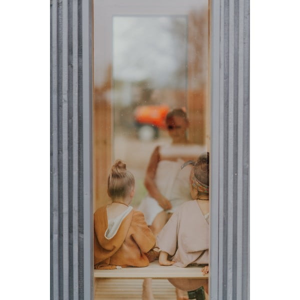 Konjako rudos spalvos muslino kūdikių pončo dydis M - Malomi Kids-image-2