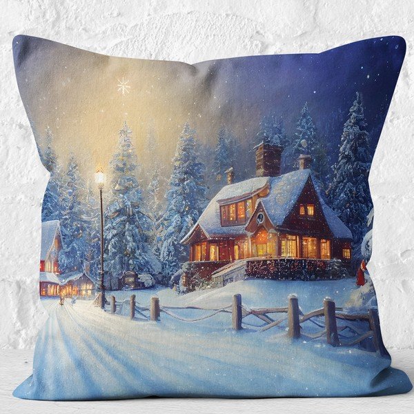 Dekoratyvinis pagalvės užvalkalas su Kalėdų motyvu 43x43 cm – Mila Home-image-4