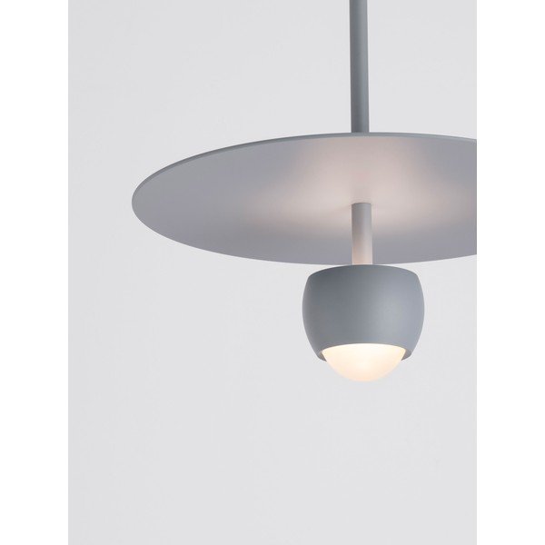 Pilkai mėlynos spalvos iš aliuminio kabantis šviestuvas LED ø 30 cm Edem – Nova Luce-image-2