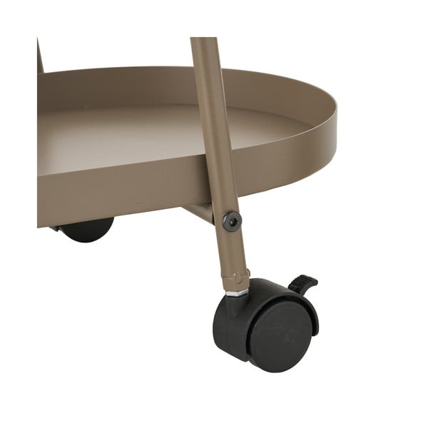 Iš metalo vežimėlis ant ratukų 27,5x60 cm Empoli – House Nordic-image-3