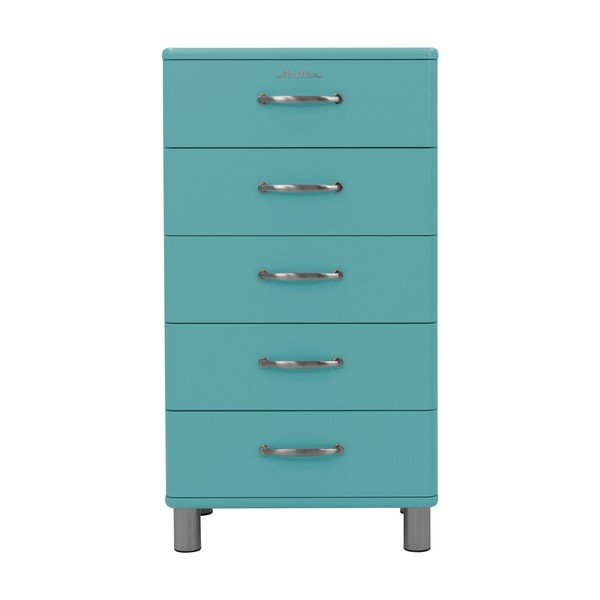 Turkio spalvos aukšta komoda 60x111 cm Malibu - Tenzo
