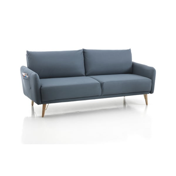 Mėlyna sofa-lova Tomasucci Cigo, 210 cm pločio-image-1