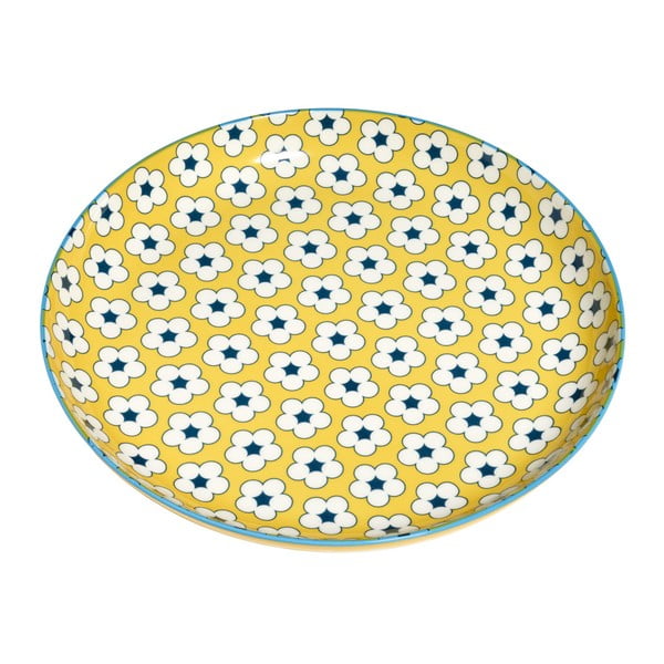 "Maxwell & Williams" geltonos spalvos porcelianinė lėkštė "Cotton Bud", ⌀ 9,5 cm