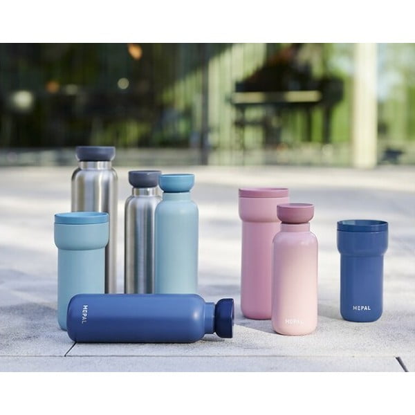 Iš nerūdijančio plieno butelis sidabrinės spalvos 350 ml Natural brushed – Mepal-image-2