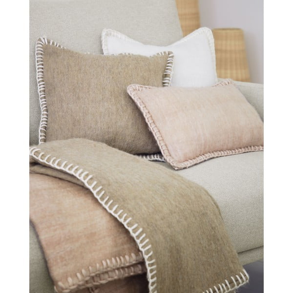 Iš vilnos mišinio dekoratyvinis pagalvės užvalkalas 30x50 cm Augustina – Kave Home-image-1