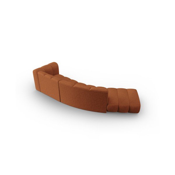 Kampinė sofa vario spalvos (su kairiuoju kampu) Lupine – Micadoni Home-image-4