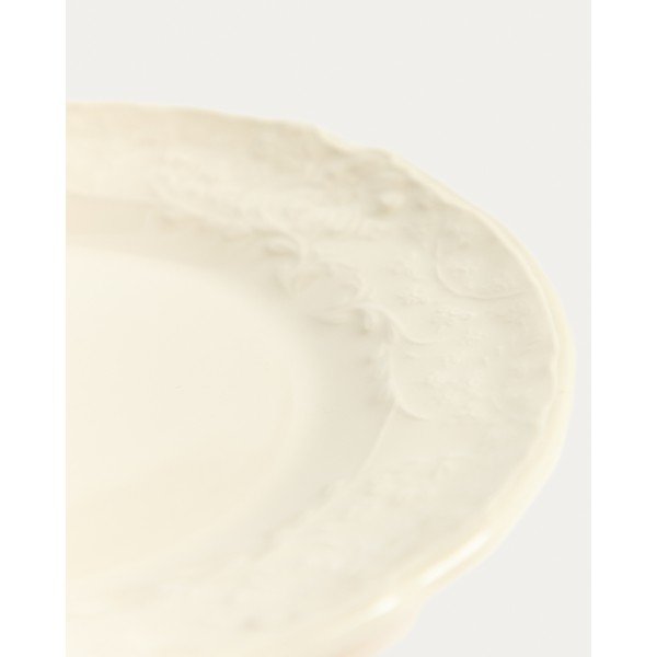 Smėlio spalvos desertinė iš keramikos lėkštė ø 17 cm Varla – Kave Home-image-2