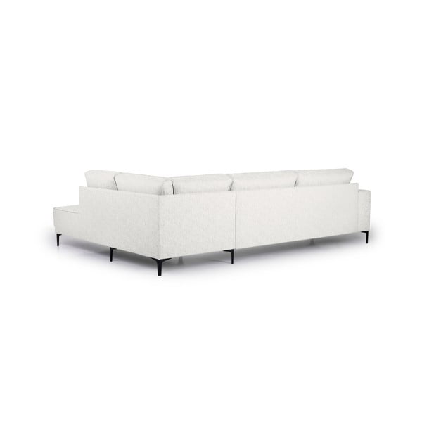 Kampinė sofa baltos spalvos/smėlio spalvos (su dešiniuoju kampu) Copenhagen – Scandic-image-2