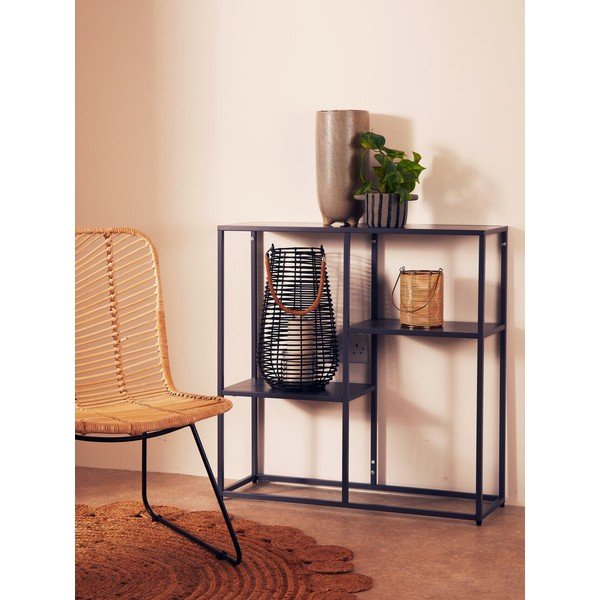 Pilkos spalvos iš plieno pastatoma lentyna 80x81x26 cm Acero – Premier Housewares-image-1
