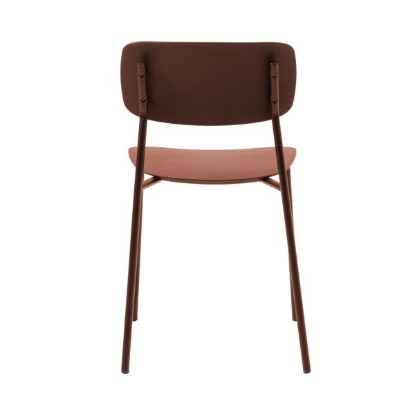 Terakotos spalvos valgomojo kėdės 2 vnt. Kirkland – Unique Furniture-image-3