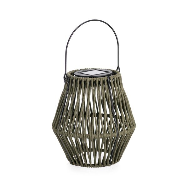 Khaki spalvos LED žibintas saulės baterijos (aukštis 17 cm) Juny – Yes Everyday