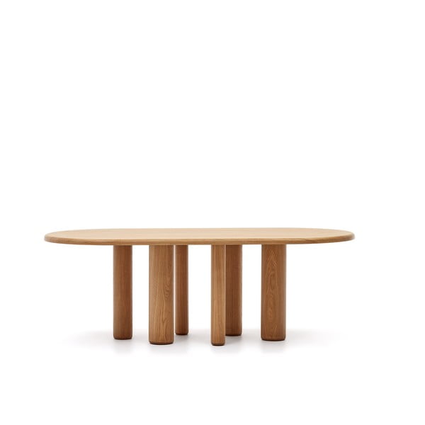 Valgomojo stalas iš uosio 105x220 cm Mailen – Kave Home