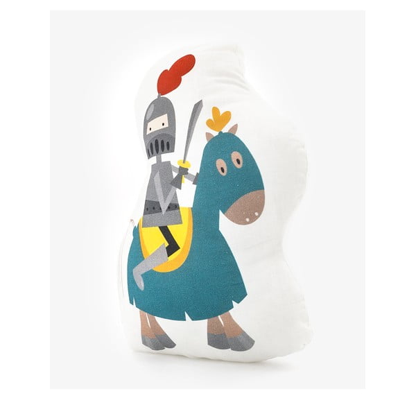 Medvilninė pagalvė Mr. Fox Knight, 40 x 30 cm-image-2